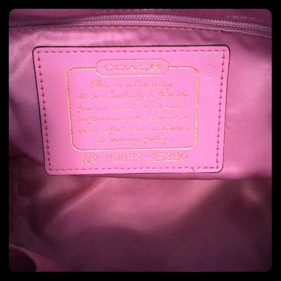 Coach Signature Khaki Metallic Tote & Gold Wristlet - Picture 2 of 8